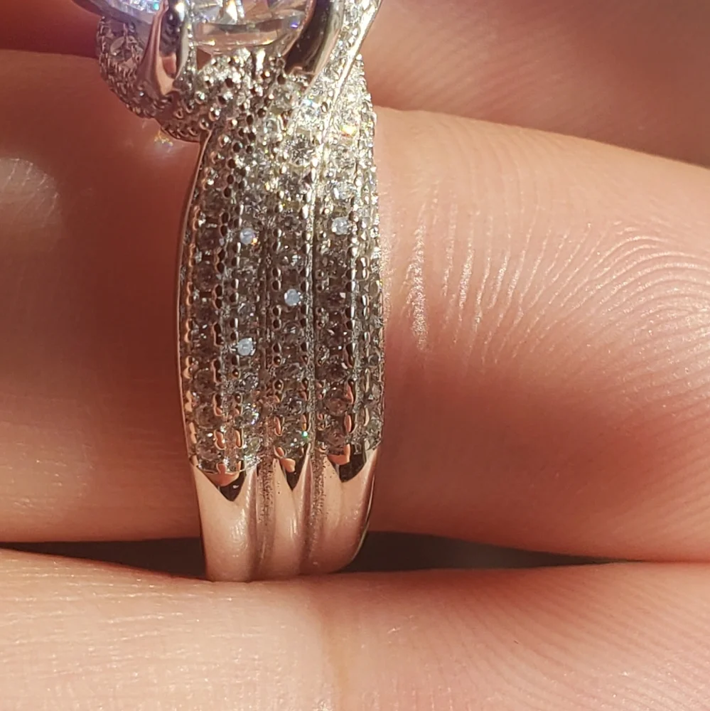 CERTIFIED S925 3.0CT MOISSANITE RING - Picture 4 of 9